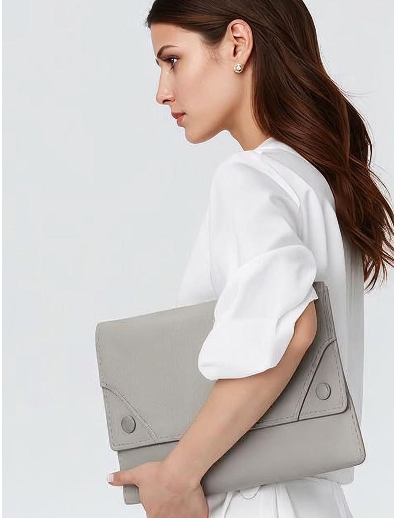 รับผลิตกระเป๋าหนัง clutch bag ดีไซน์โมเดิร์น