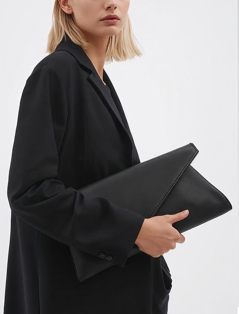 รับผลิตกระเป๋าหนัง clutch bag ดีไซน์โมเดิร์น