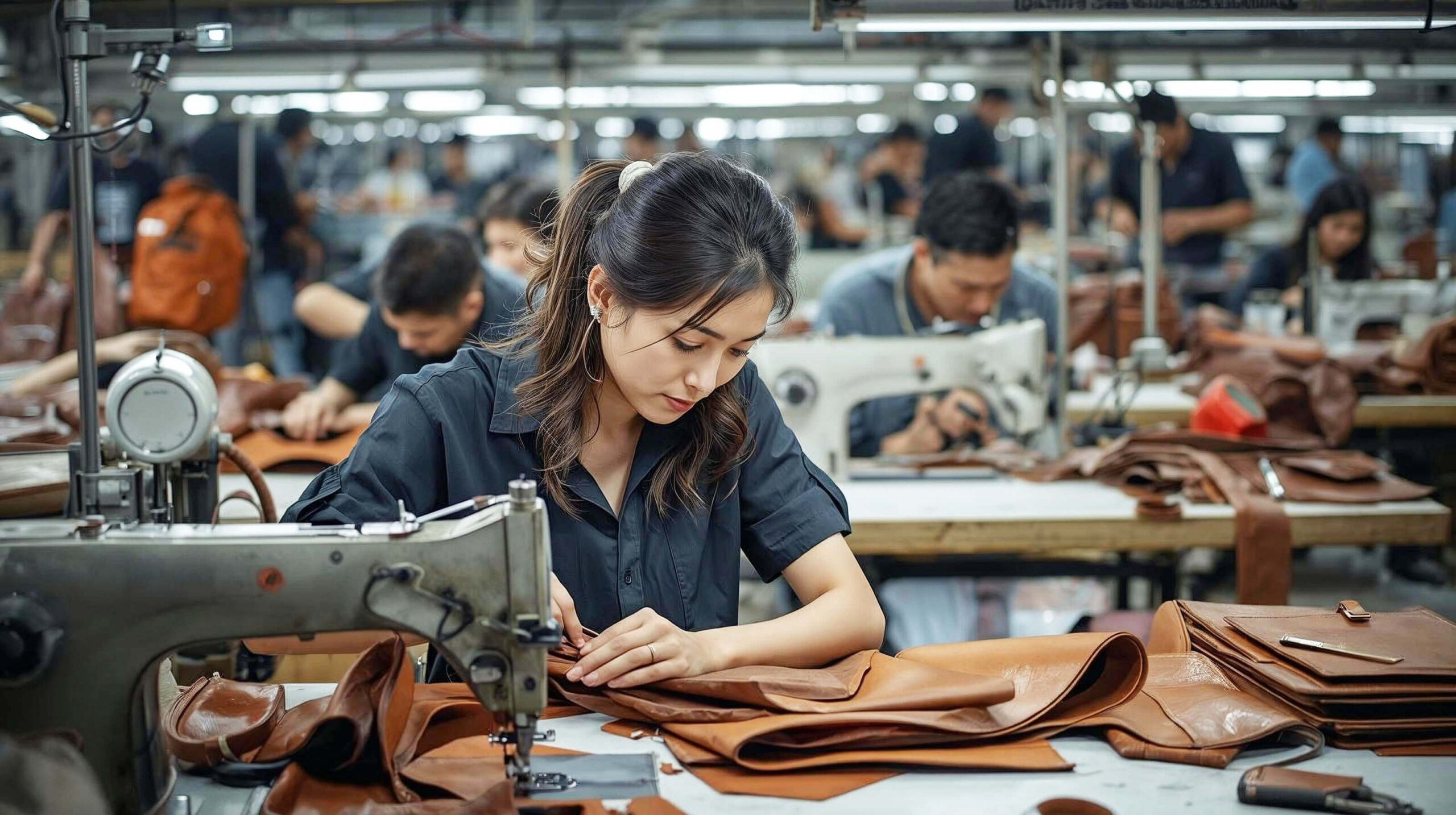 โรงงานผลิตกระเป๋าหนัง