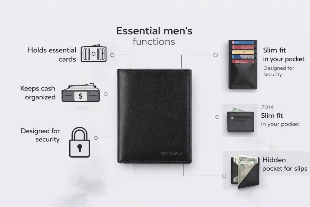 5 ключевых функций мужского кошелька, которые действительно влияют на решение о покупке