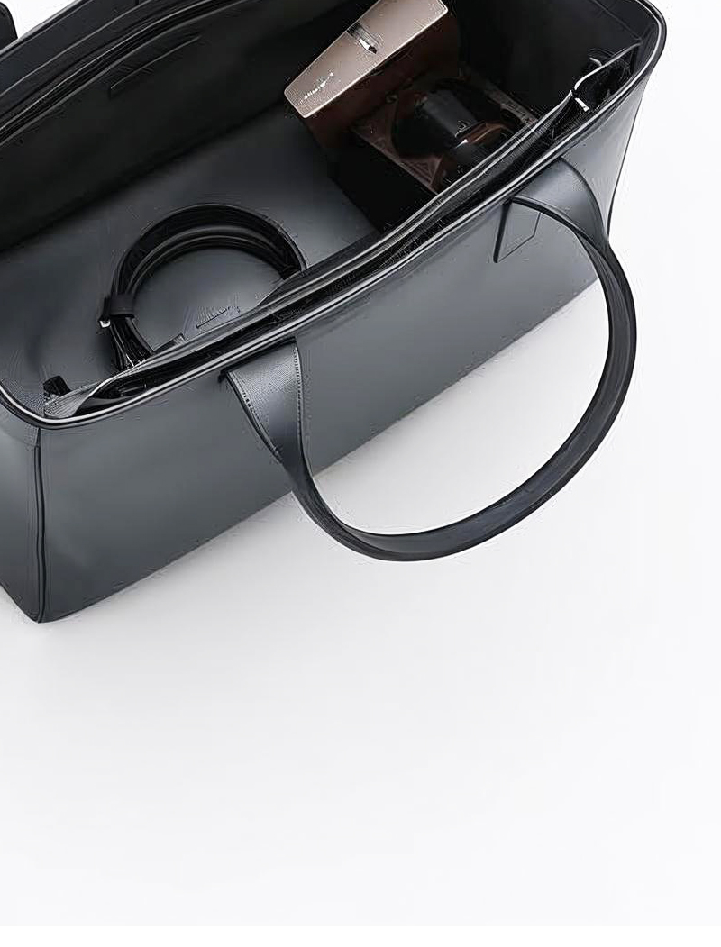 Grey Modern Leather Shoulder Bag (Men) - Image 3